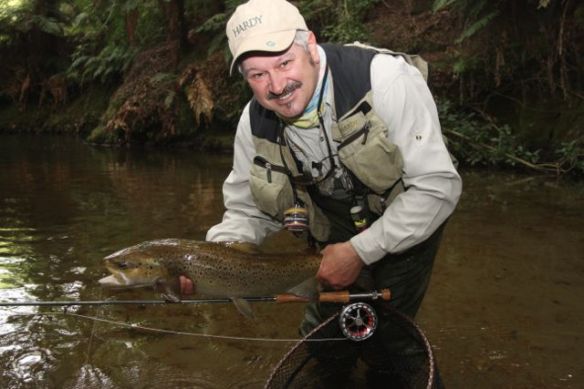 John Horsey Fishing in New Zealand