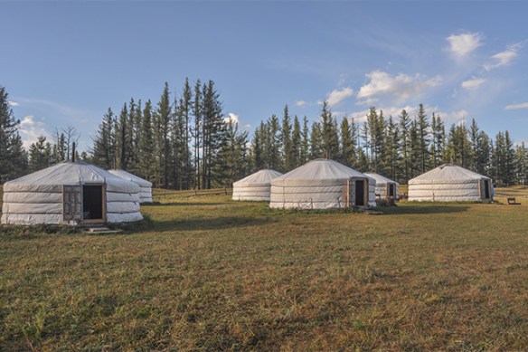 YURT ACCOMMODATION, MONGOLIA